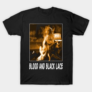 Giallo Iconic Styling Anthems and Black Lace Vintage Scenes Tee T-Shirt